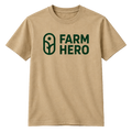 Tan tee, front only