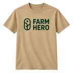 Tan tee, front only