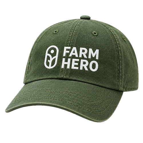 Olive green Farm Hero cap