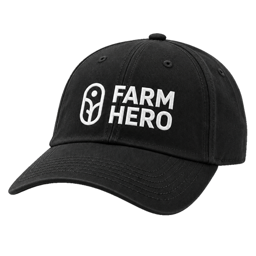 Black Farm Hero cap